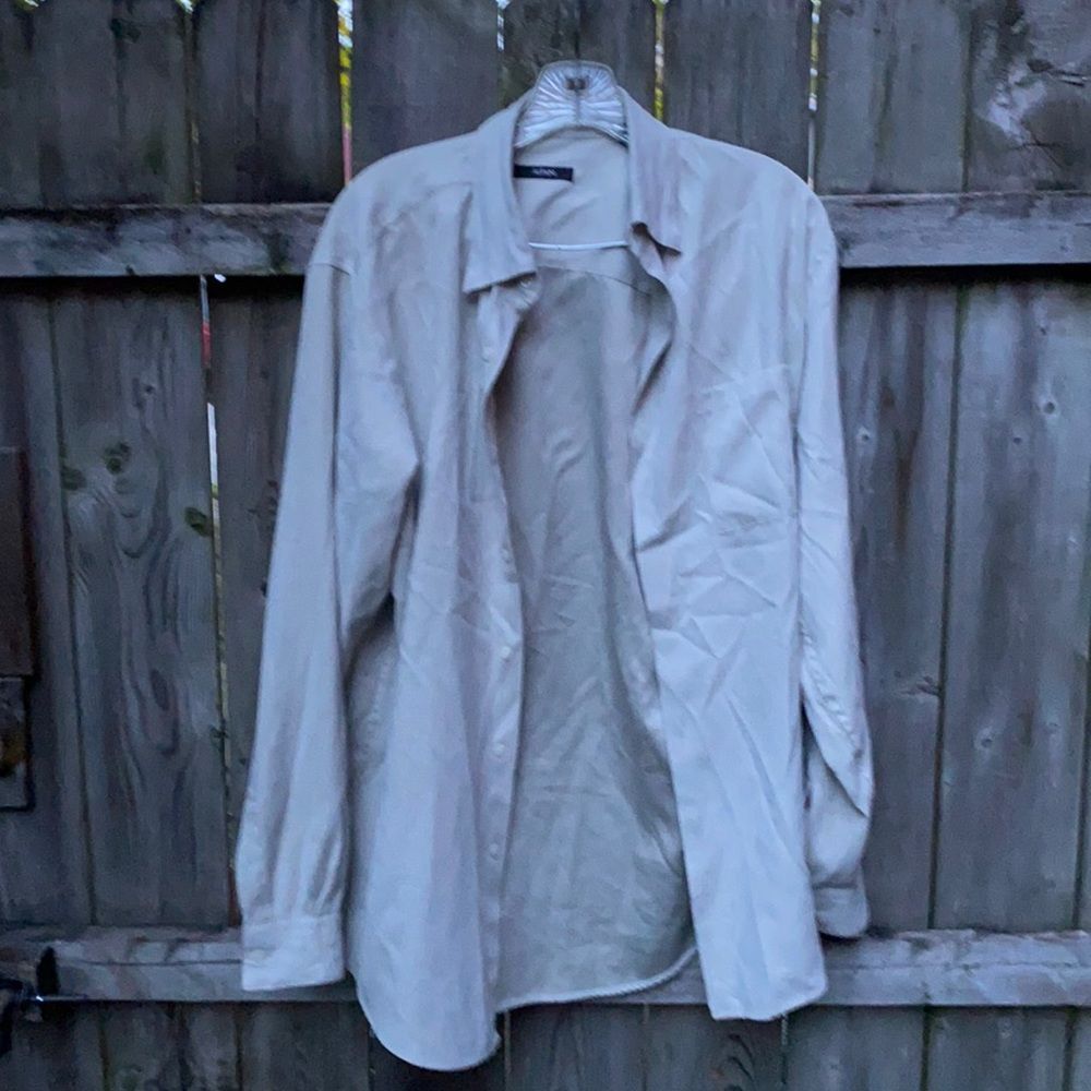 Alfani Button Down Shirt Sz M